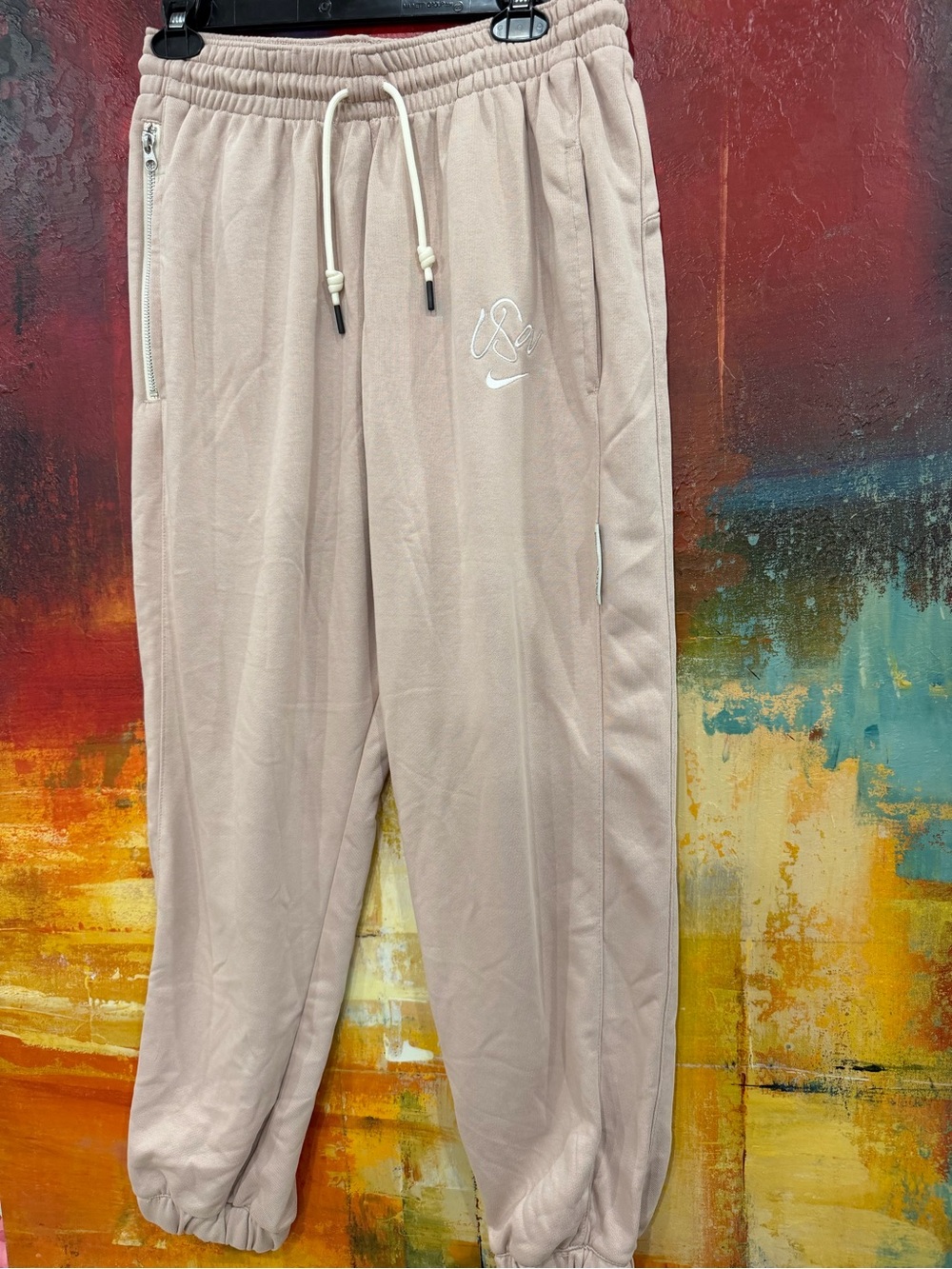Nike Men’s Light Beige Drawstring Joggers